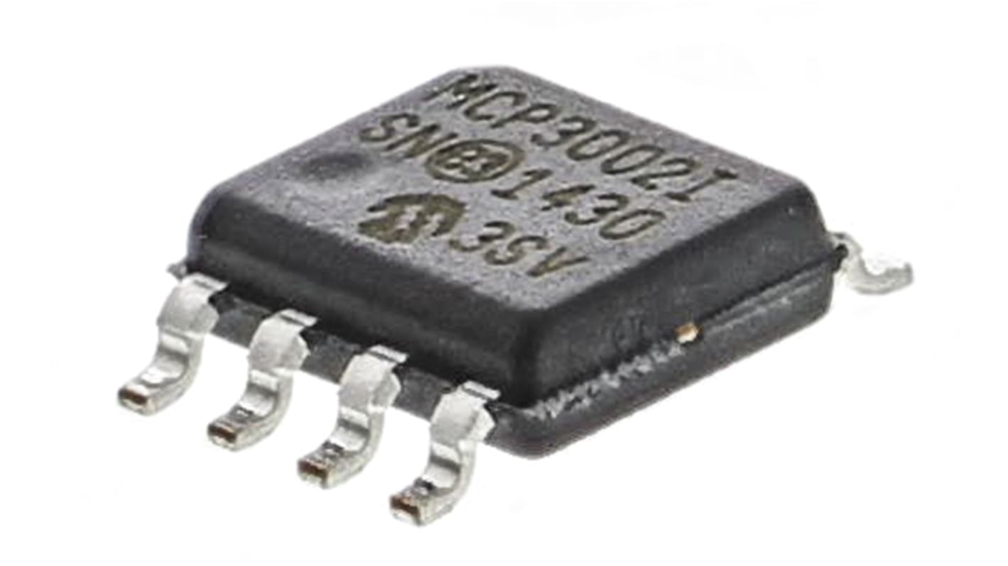 ADC, MCP3002-I/SN, double, 10 bits bits, 200ksps, 8 broches, SOIC