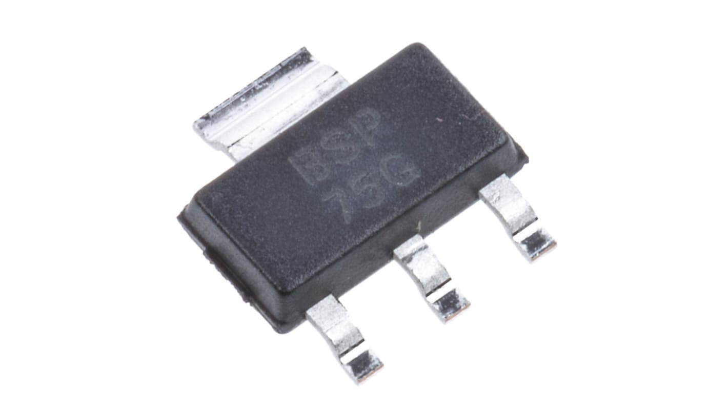 DiodesZetex BSP75GTALow Side, Low Side Switch Power Switch IC 3 + Tab-Pin, SOT-223