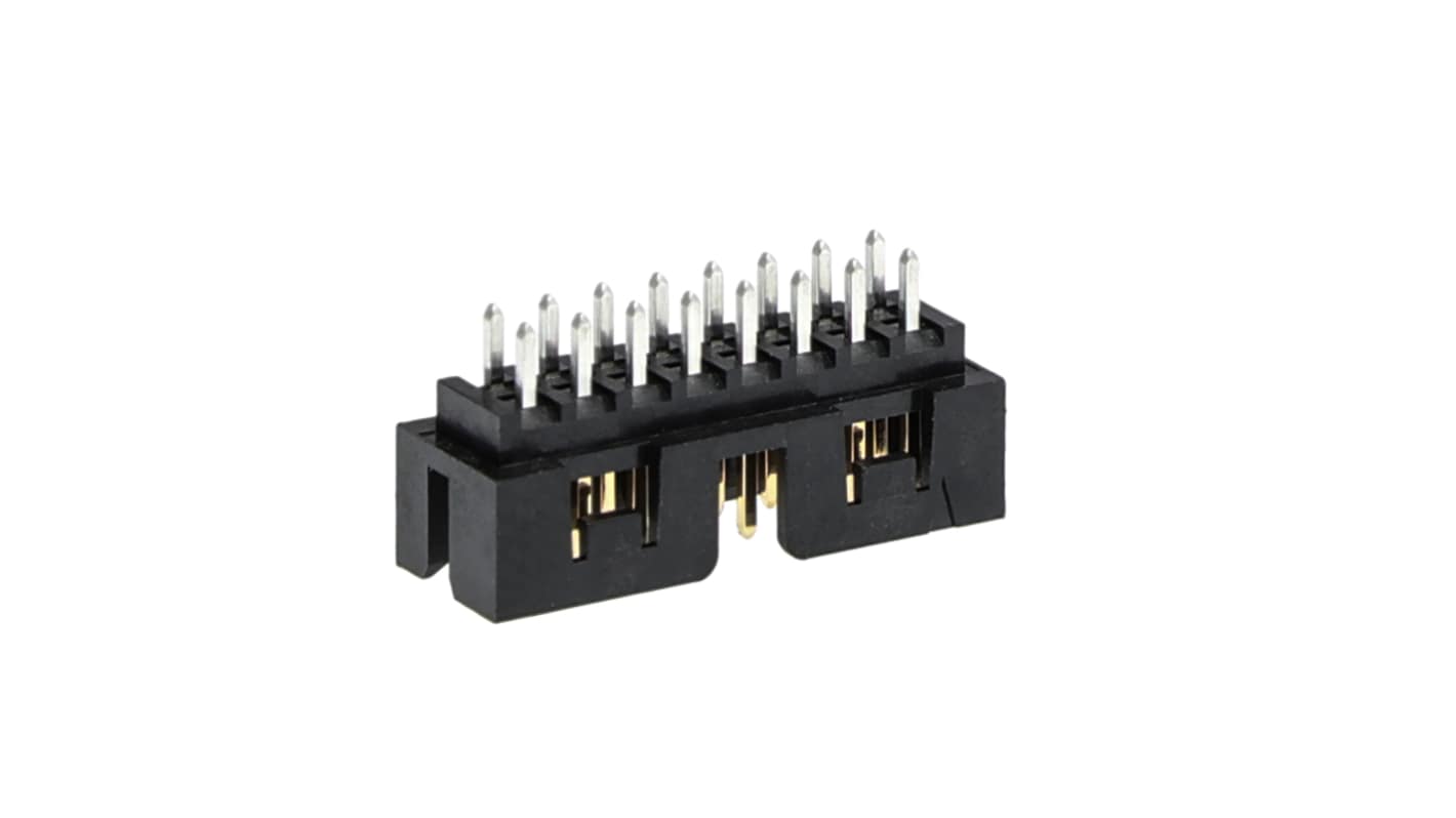 Molex Milli-Grid Series Straight Through Hole PCB Header, 16 Contact(s), 2.0mm Pitch, 2 Row(s), Shrouded