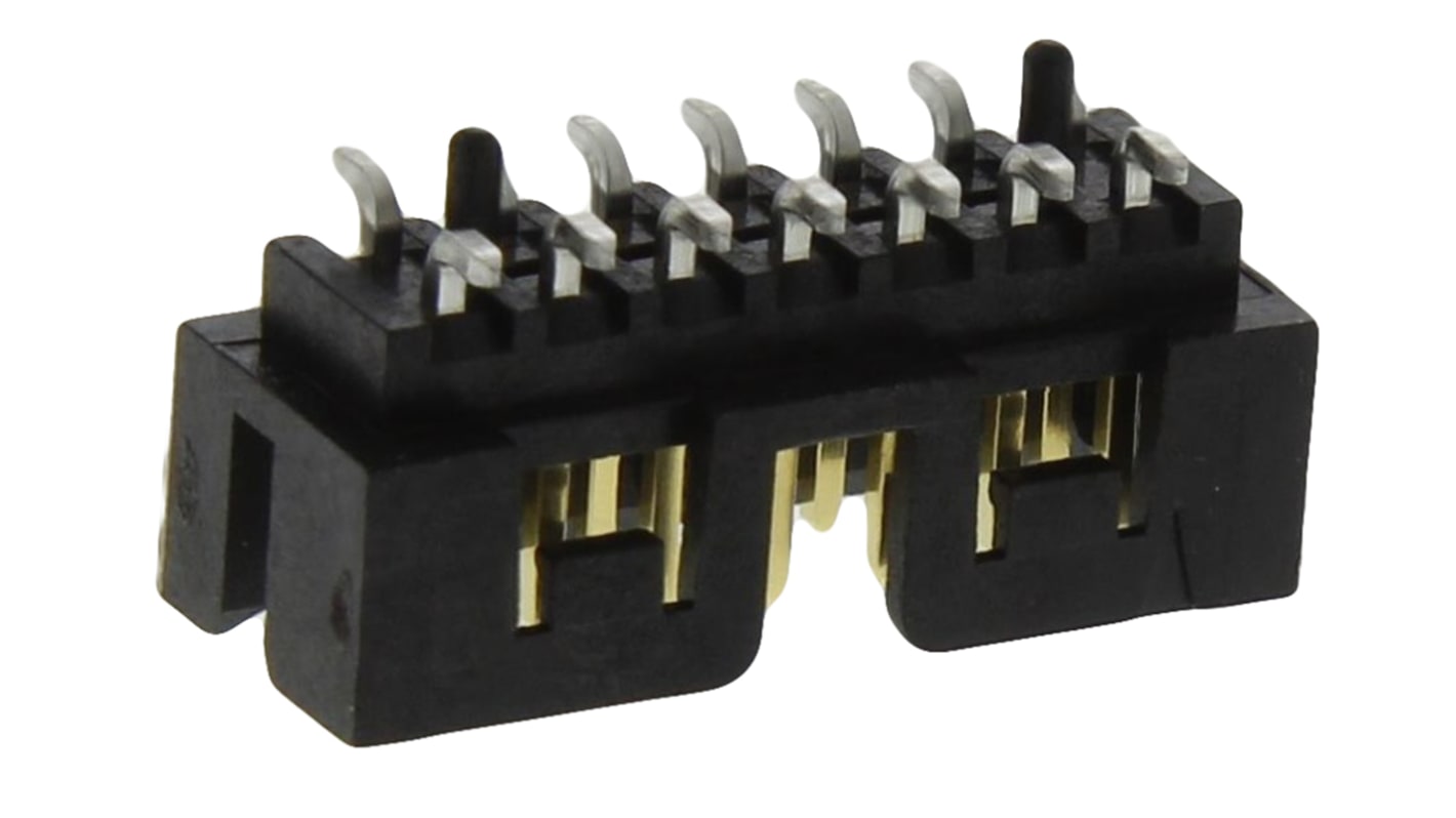 Molex Milli-Grid Leiterplatten-Stiftleiste Gerade, 14-polig / 2-reihig, Raster 2.0mm, Kabel-Platine,