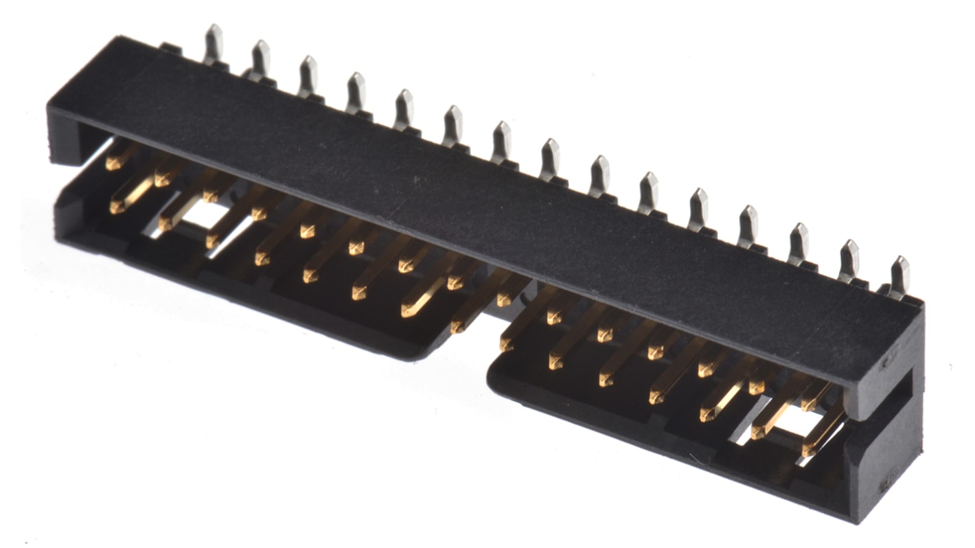 Molex 30p双排排针 直向线对板连接器, 2.0mm间距, 2.0A, 125.0 V, SMT安装, Milli-Grid系列