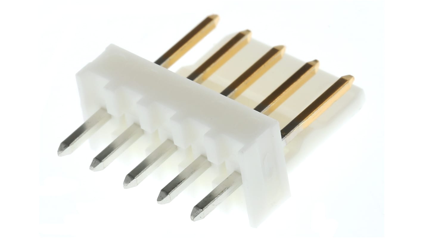 Molex KK 254 Series Straight Through Hole Pin Header, 5 Contact(s), 2.54mm Pitch, 1 Row(s), Unshrouded