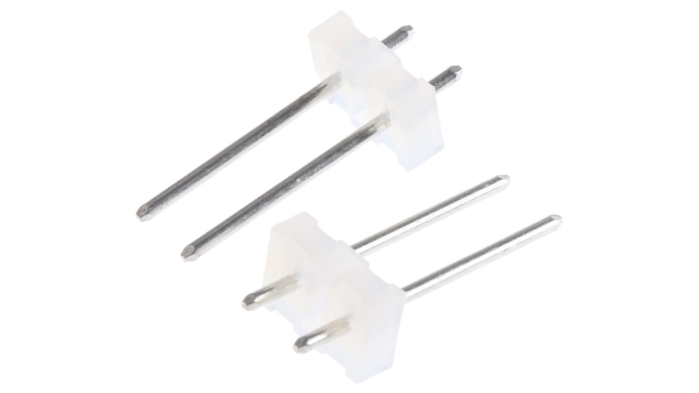 Molex KK 508 Series Straight Through Hole Pin Header, 2 Contact(s), 5.08mm Pitch, 1 Row(s), Unshrouded