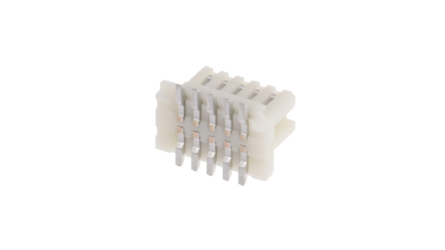Gniazdo PCB 10 -pinowe 2 -rzędowe raster: 0.8mm typu płytka – płytka Proste SMD