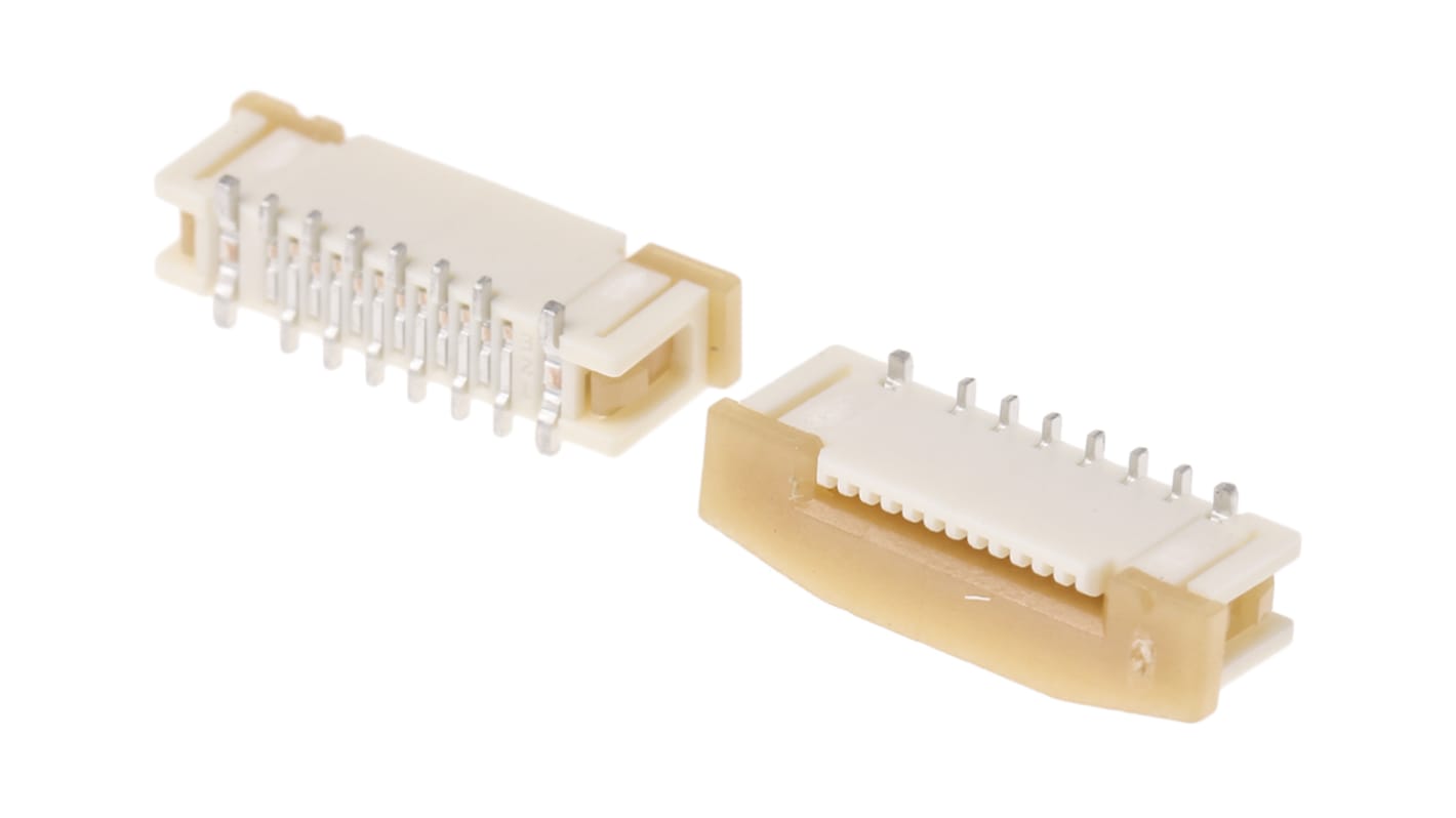 Molex Easy On, SMD FPC-Steckverbinder, Buchse, 12-polig / 1-reihig, Raster 0.5mm Lötanschluss