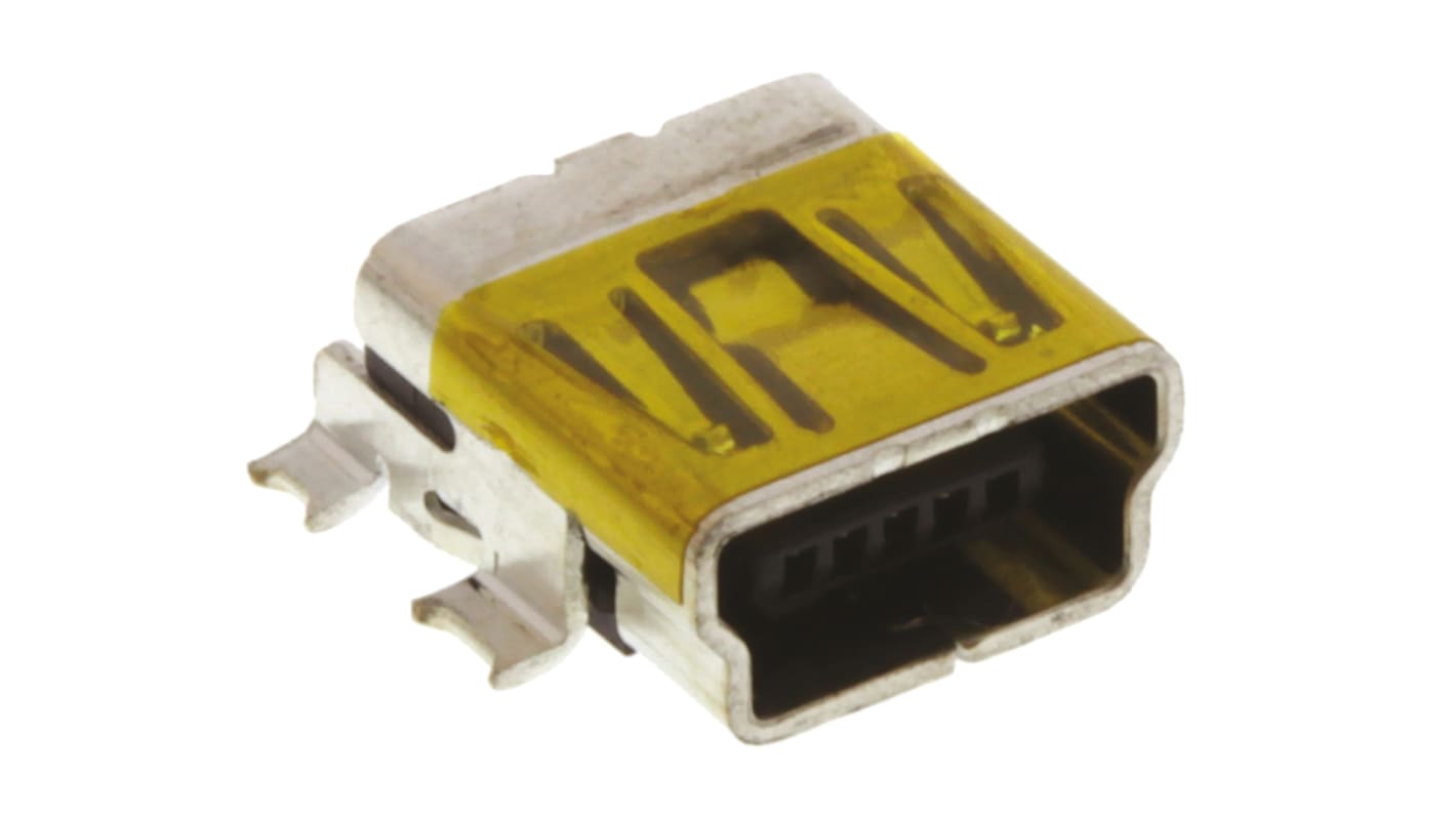 Molex Right Angle, SMT, Socket Type B 2.0 USB Connector
