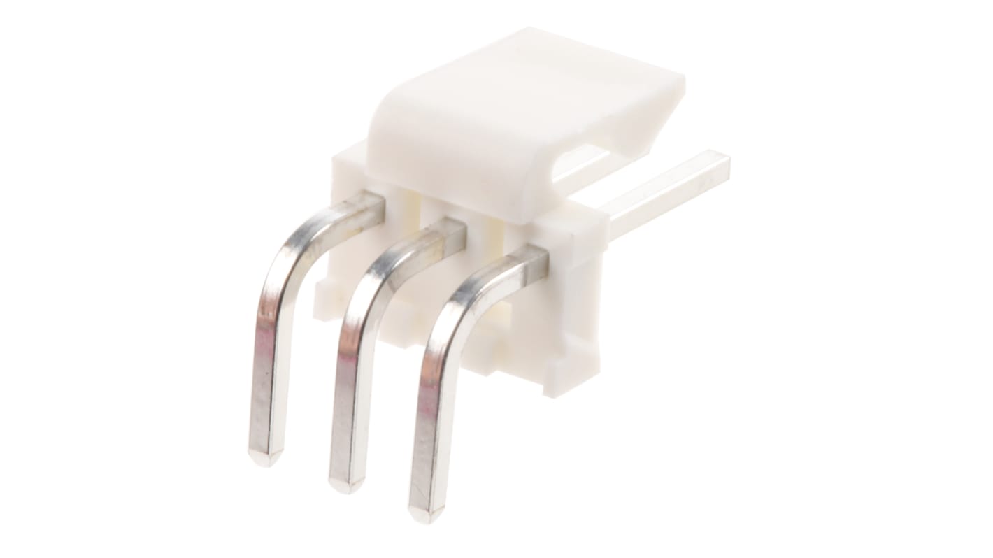 Molex KK 396 Series Right Angle Through Hole Pin Header, 3 Contact(s), 3.96mm Pitch, 1 Row(s), Unshrouded