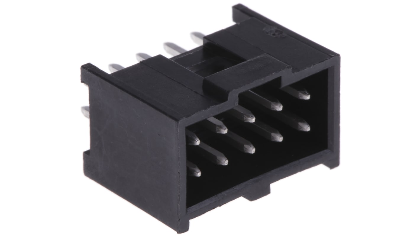 Molex C-Grid III Series Straight Through Hole PCB Header, 10 Contact(s), 2.54mm Pitch, 2 Row(s), Shrouded