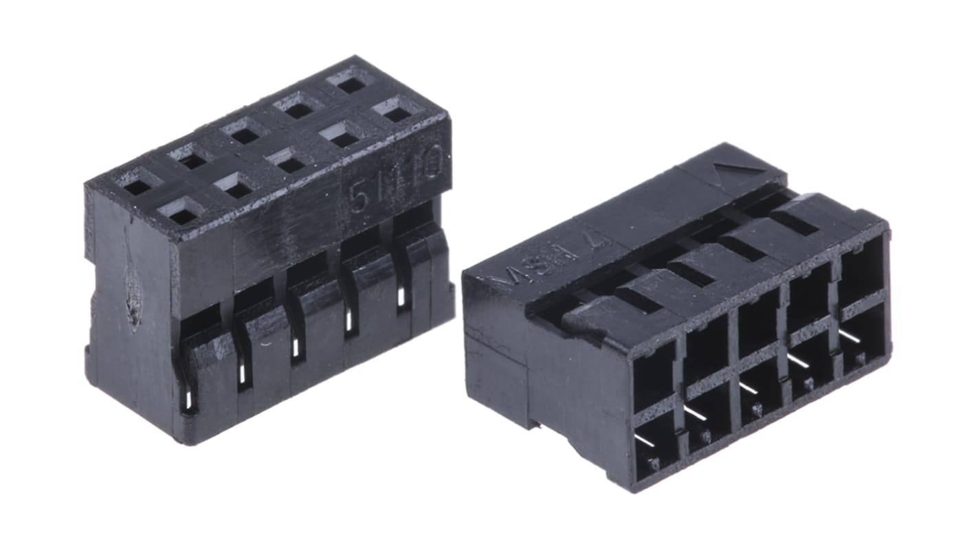 Molex Milli-Grid Steckverbindergehäuse Buchse 2mm, 10-polig / 2-reihig Gerade, Kabelmontage für