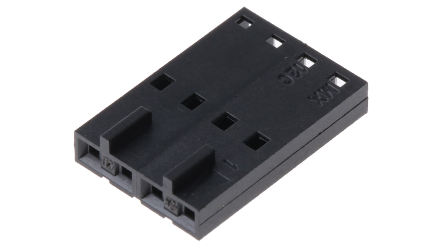 れな Molex コネクタハウジング 4極 ピッチ：2.54mm 1列 50-57-9204 | RS