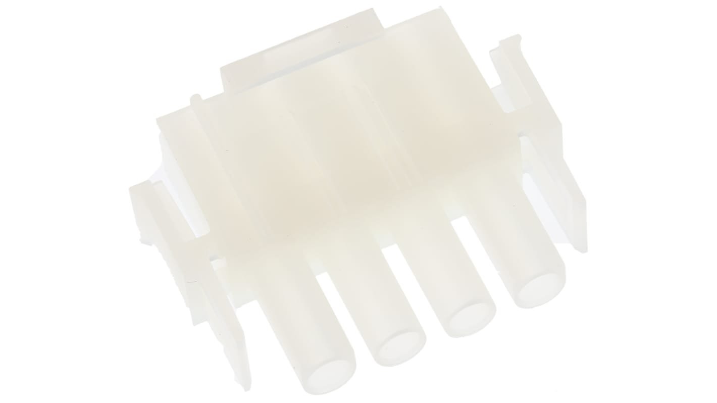 Molex, MLX Male Connector Housing, 4 Way, 1 Row