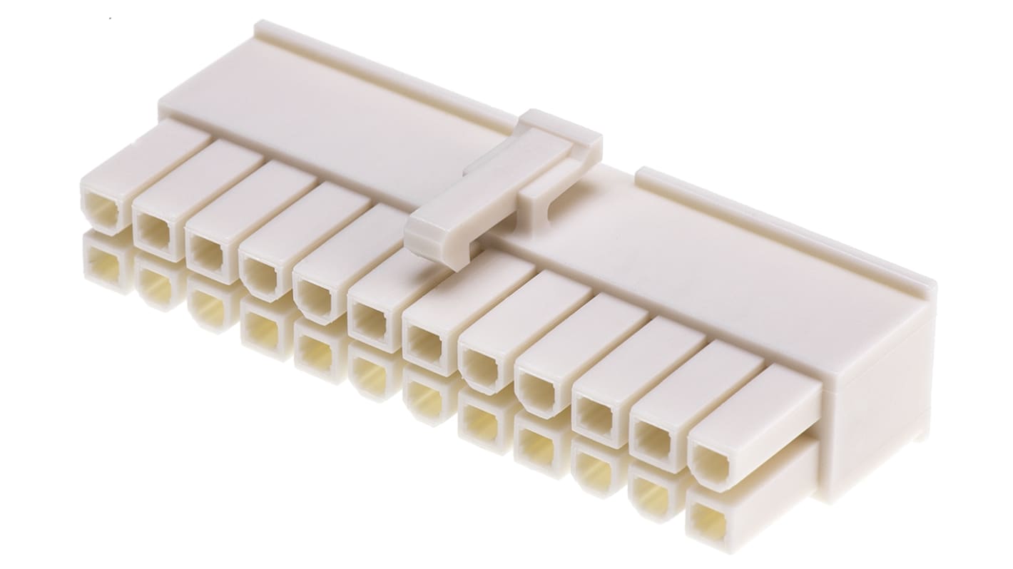 Molex, Mini-Fit Jr Female Connector Housing, 4.2mm Pitch, 24 Way, 2 Row