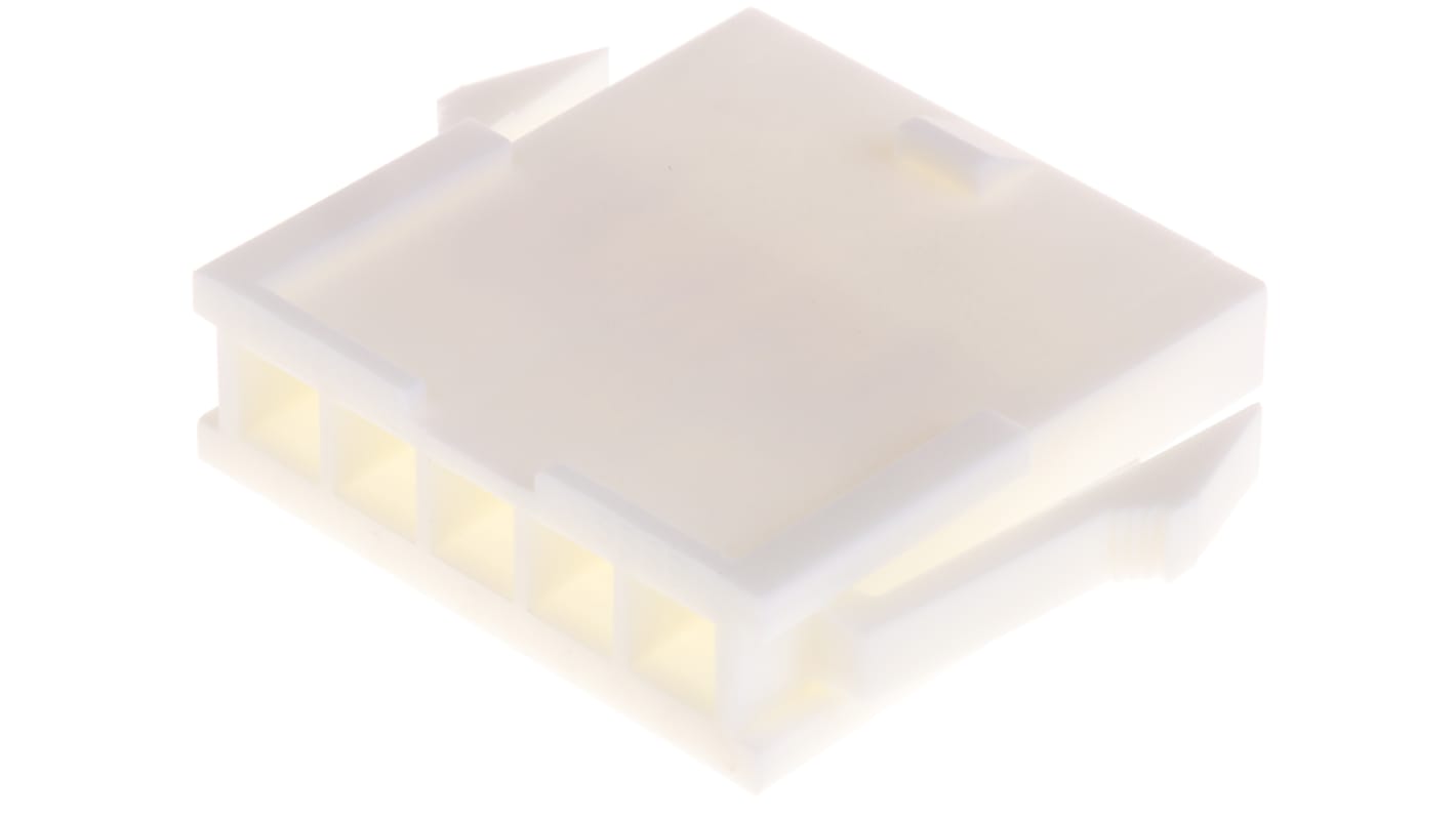 Molex, Mini-Fit Jr Male Connector Housing, 4.2mm Pitch, 5 Way, 1 Row