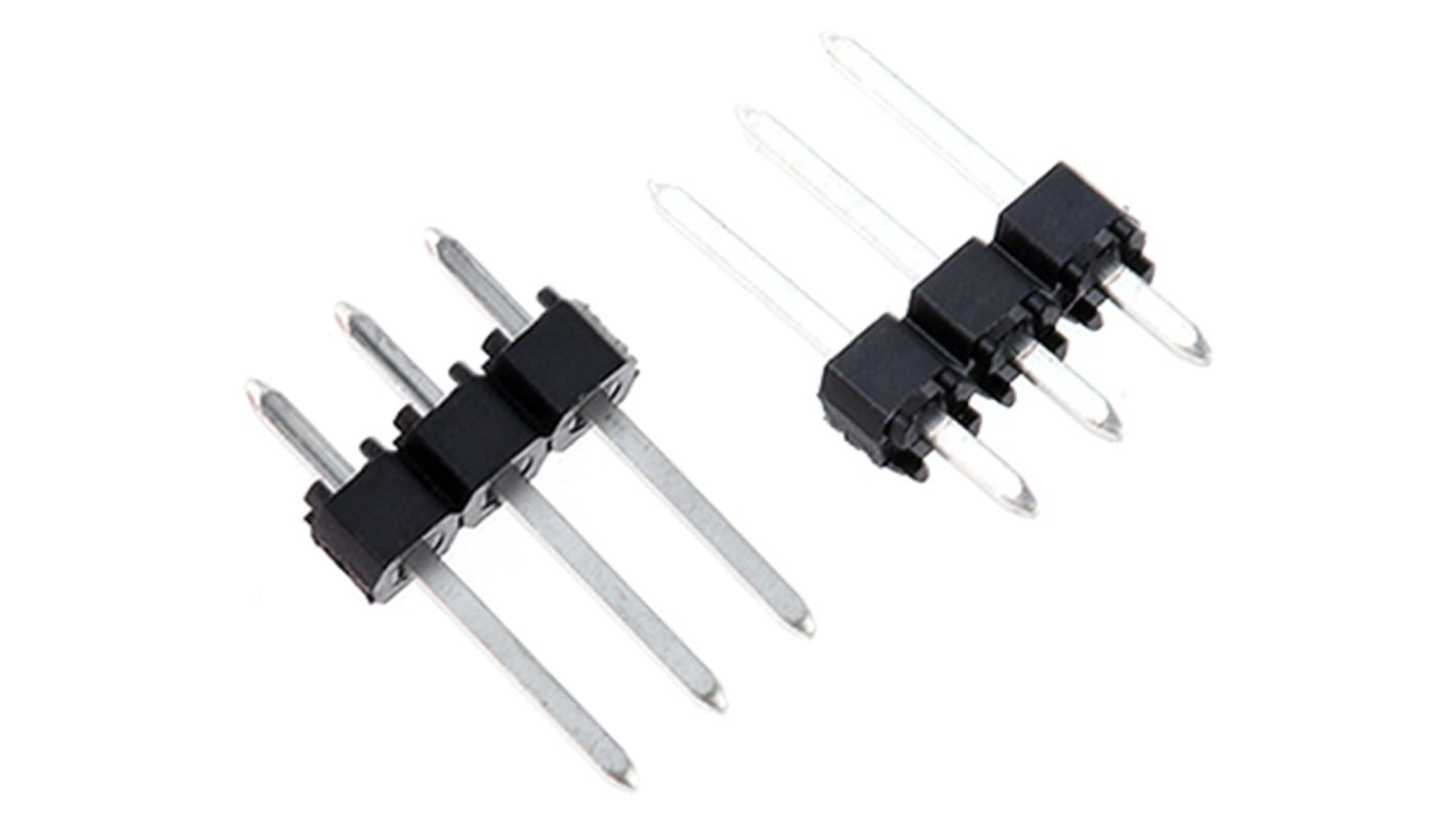 Molex C-Grid III Series Straight Through Hole Pin Header, 3 Contact(s), 2.54mm Pitch, 1 Row(s), Unshrouded