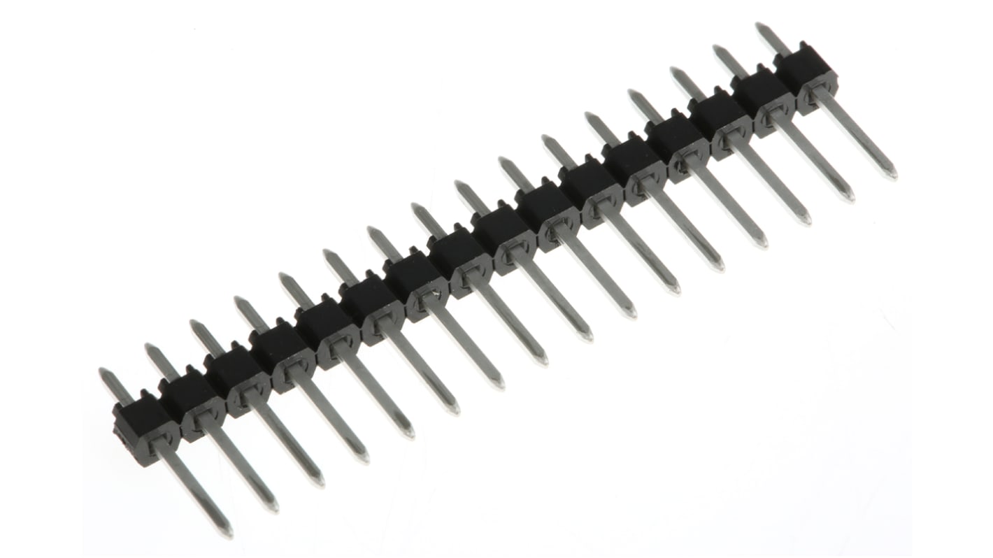 Molex C-Grid III Series Straight Through Hole Pin Header, 16 Contact(s), 2.54mm Pitch, 1 Row(s), Unshrouded