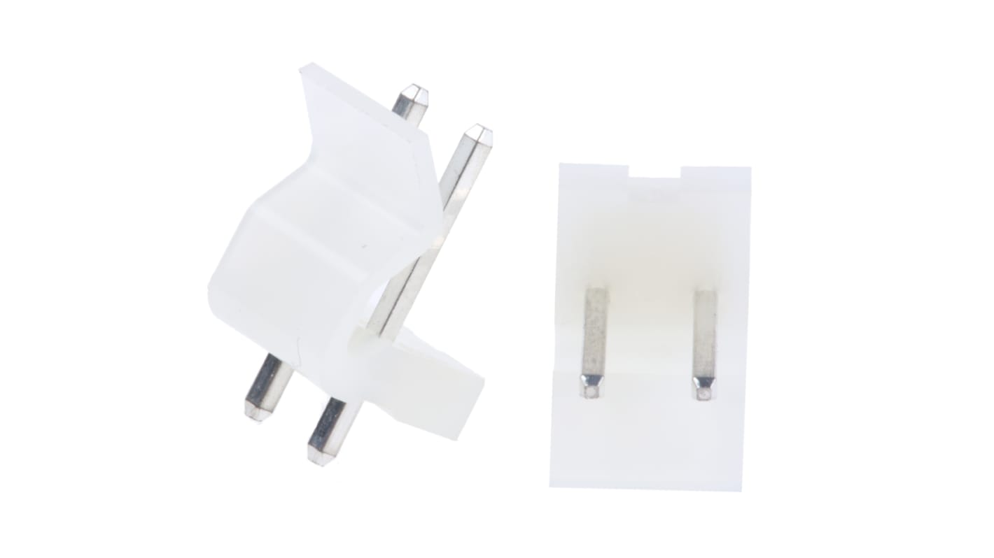 Molex SPOX Series Straight Through Hole Pin Header, 2 Contact(s), 5.08mm Pitch, 1 Row(s), Unshrouded