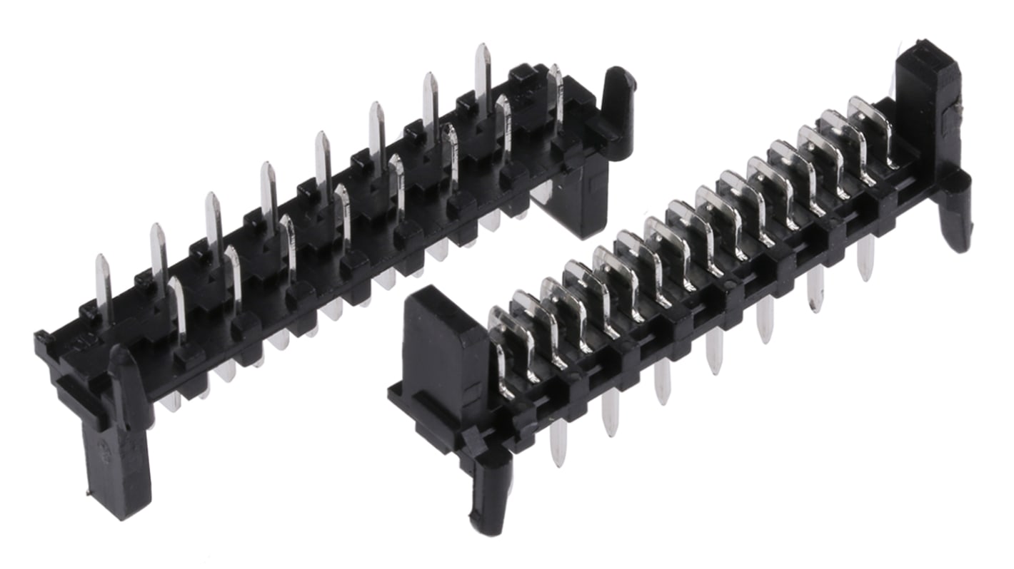 Molex IDC连接器, 公插, 16p, 1.27mm间距, THT安装, IDC端接, 直向, Picoflex系列
