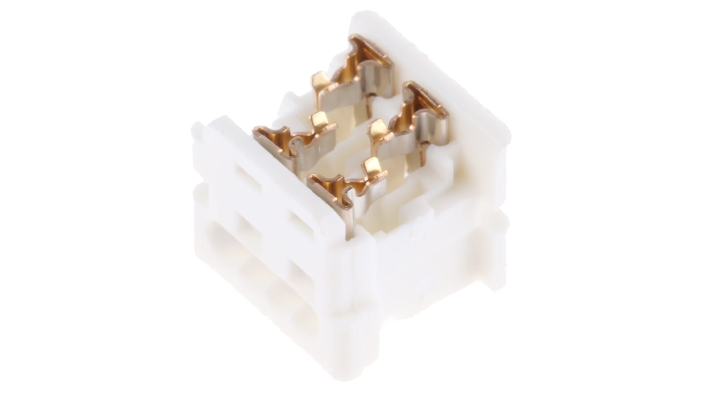 Molex IDC连接器, 母座, 4p, 1.27mm间距, 2排, 电缆安装, IDC端接, 直角, Picoflex系列