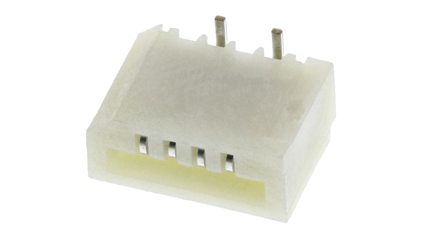 Molex FPC连接器, 母座, 4p, 1mm间距, 单排, SMT安装, 直向, 500mA, 125 V 交流/直流, Easy-On系列