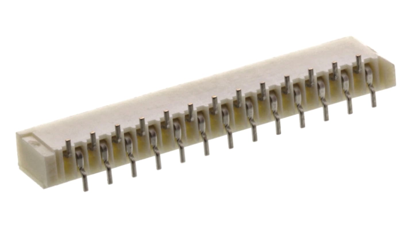 Molex, Easy-On, 52808 1mm Pitch 26 Way Straight Female FPC Connector, Vertical Contact