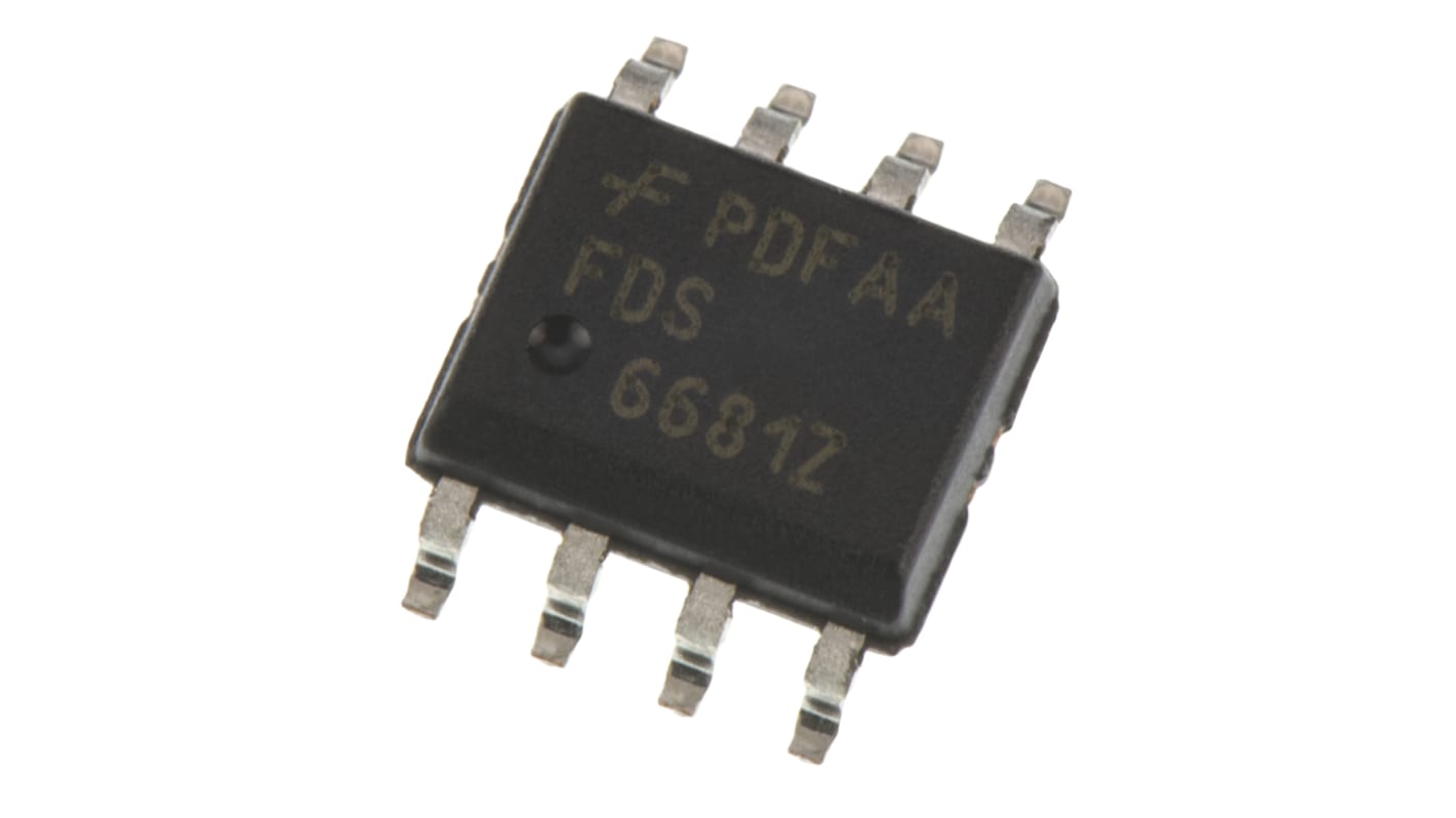 MOSFET onsemi canal P, SOIC 20 A 30 V, 8 broches