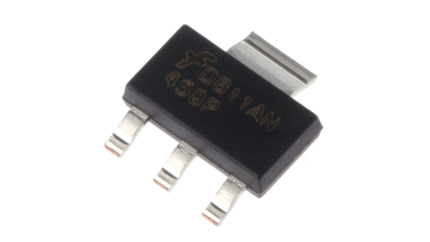 onsemi PowerTrench P-Channel MOSFET, 3.4 A, 30 V, 3-Pin SOT-223 FDT458P