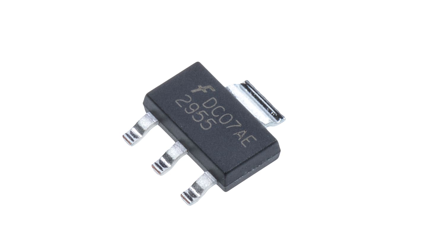 P-Channel MOSFET, 2.5 A, 60 V, 3-Pin SOT-223 onsemi NDT2955