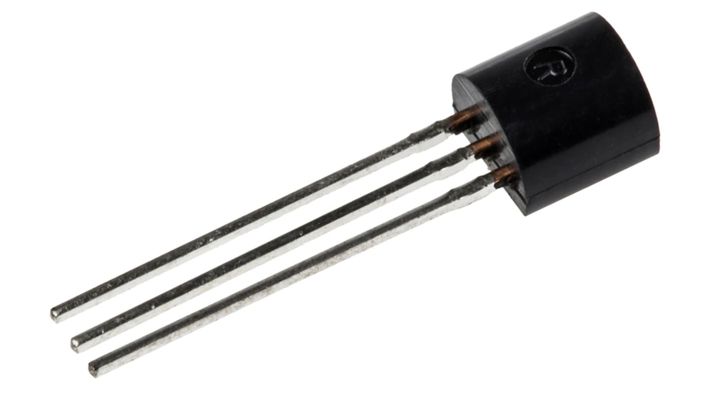 onsemi MOSFET, Nチャンネル, 200 mA, スルーホール, 3 ピン onsemi MOSFET, Nチャンネル, 200 mA, スルーホール, 3 ピン