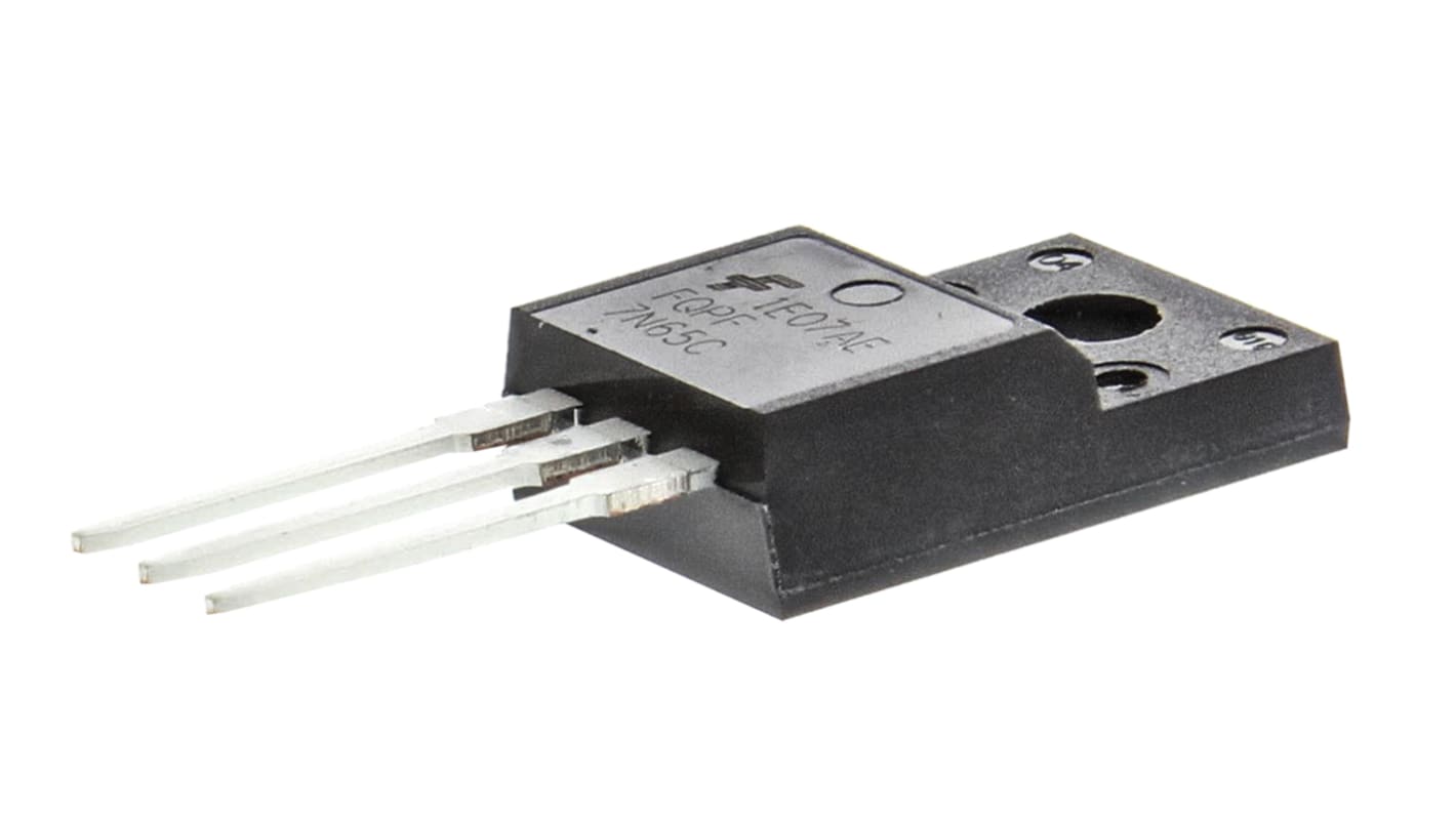 onsemi QFET FQPF7N65C N-Kanal, THT MOSFET 650 V / 7 A 52 W, 3-Pin TO-220F