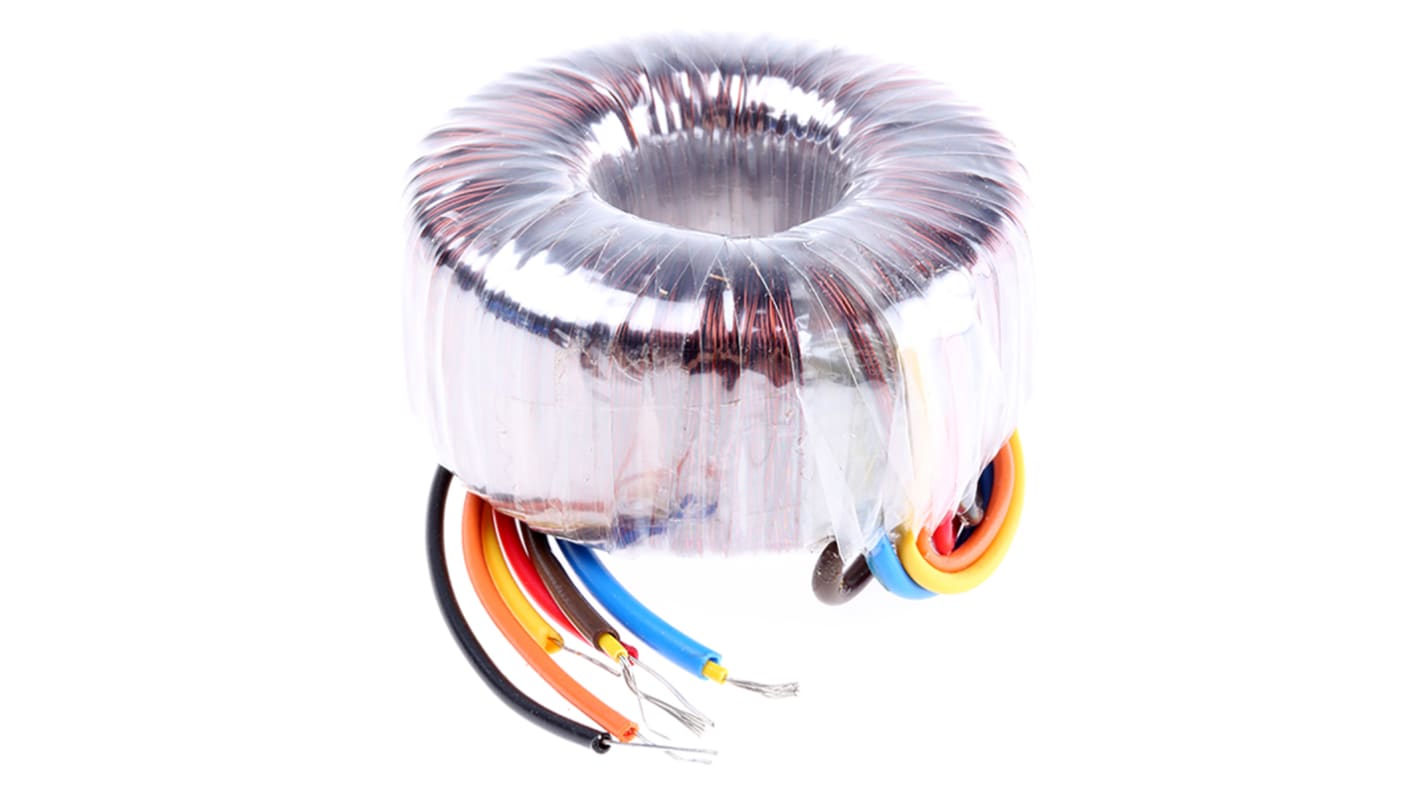 RS PRO 230V ac, 2 x 15V ac Toroidal Transformer, 15VA 2 Output