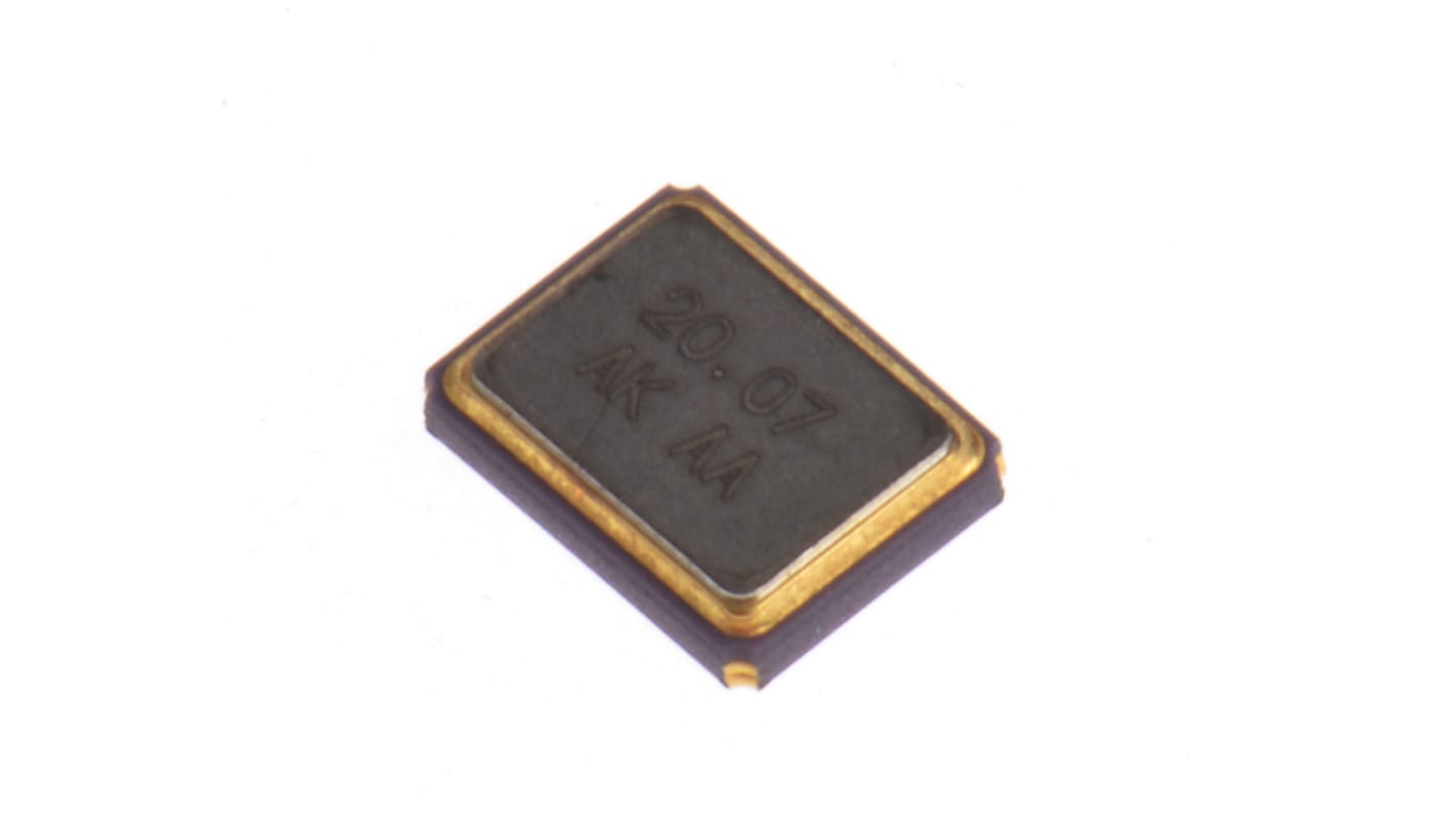 AKER 水晶振動子, 20MHz, 表面実装, 4-pin, SMD