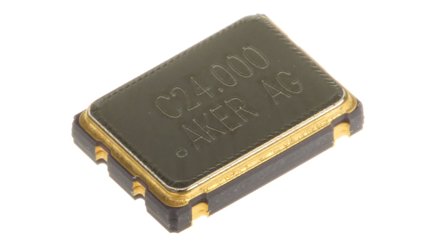 Oscillator, 24MHZ, ±50ppm HCMOS SMD, 4 pines, 7 x 5 x 1.3mm XO