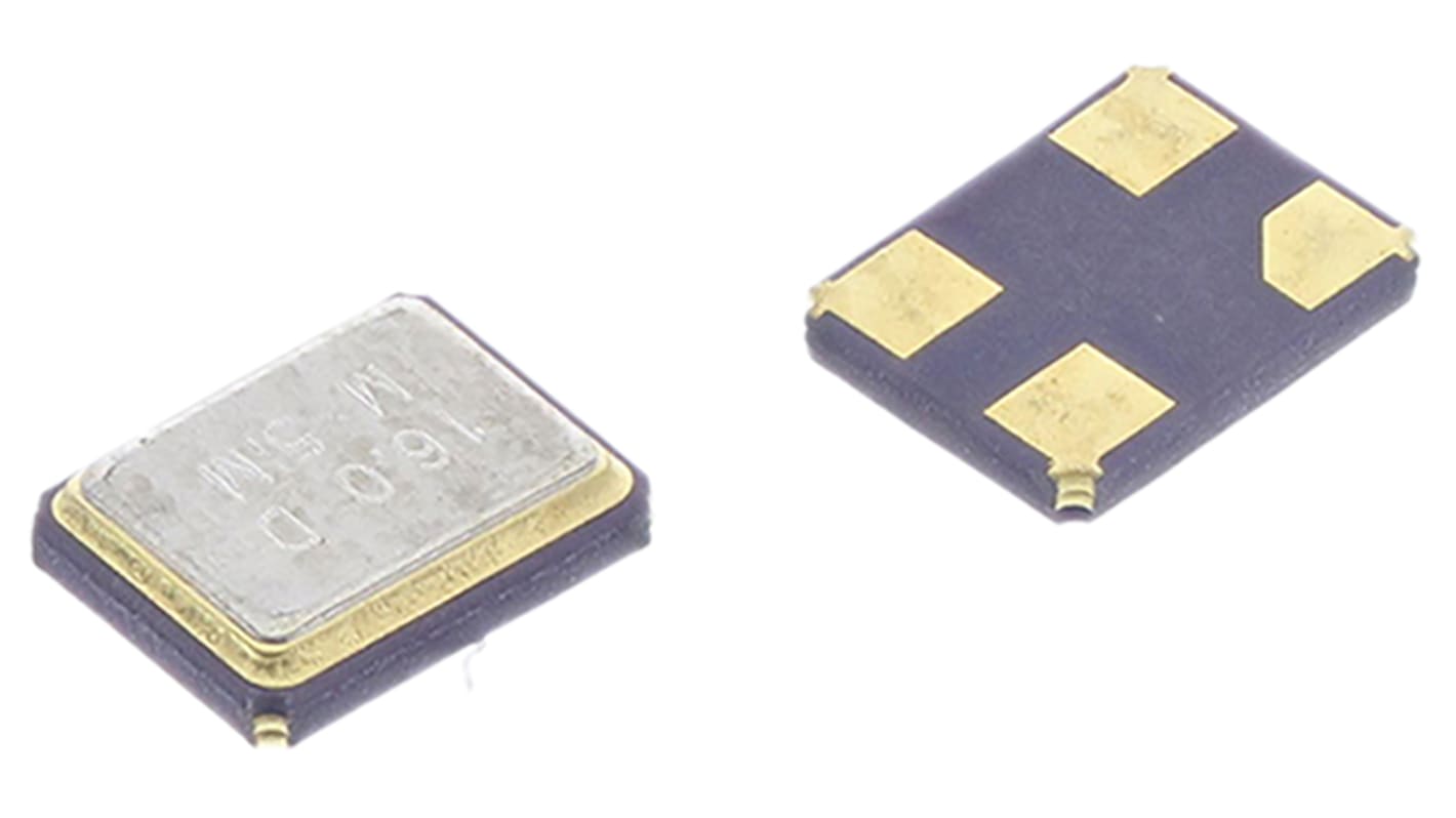 MERCURY 16MHz Crystal ±30ppm SMD 4-Pin 3.2 x 2.5 x 0.7mm