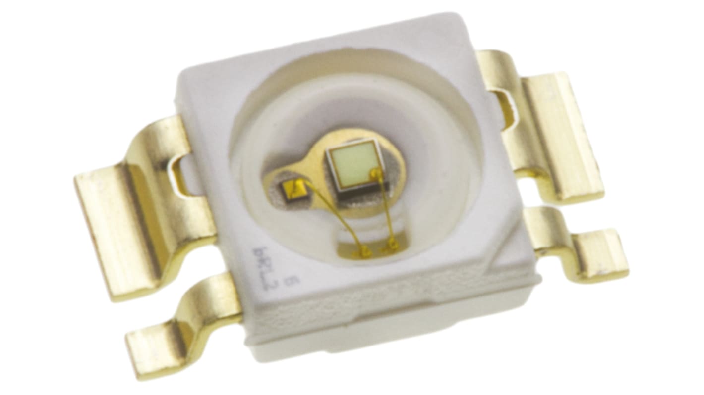 LED Verde ams OSRAM, SMD, 3,3 V, PLCC 4