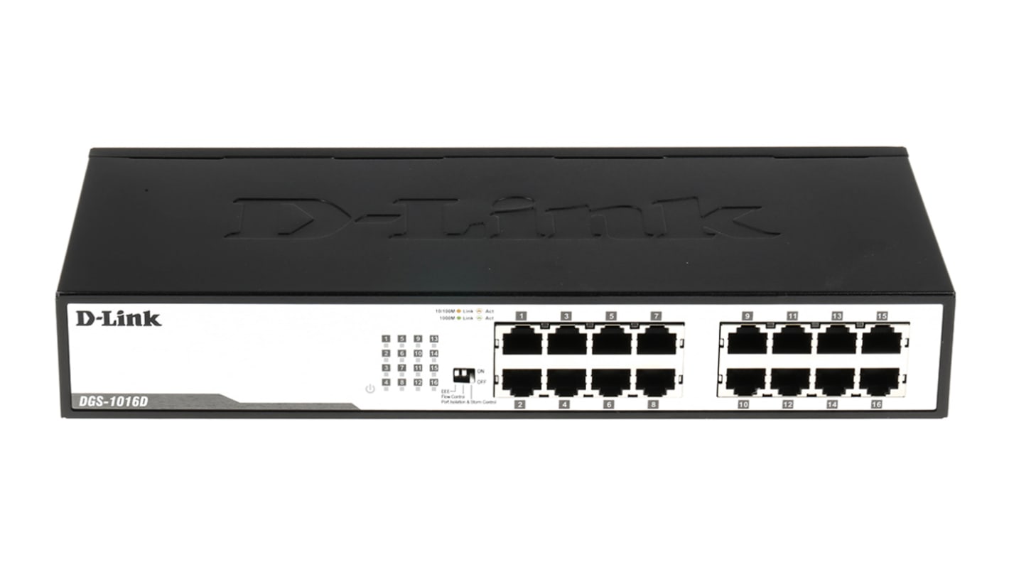 Commutateur D-Link DGS-1016D, 16 ports