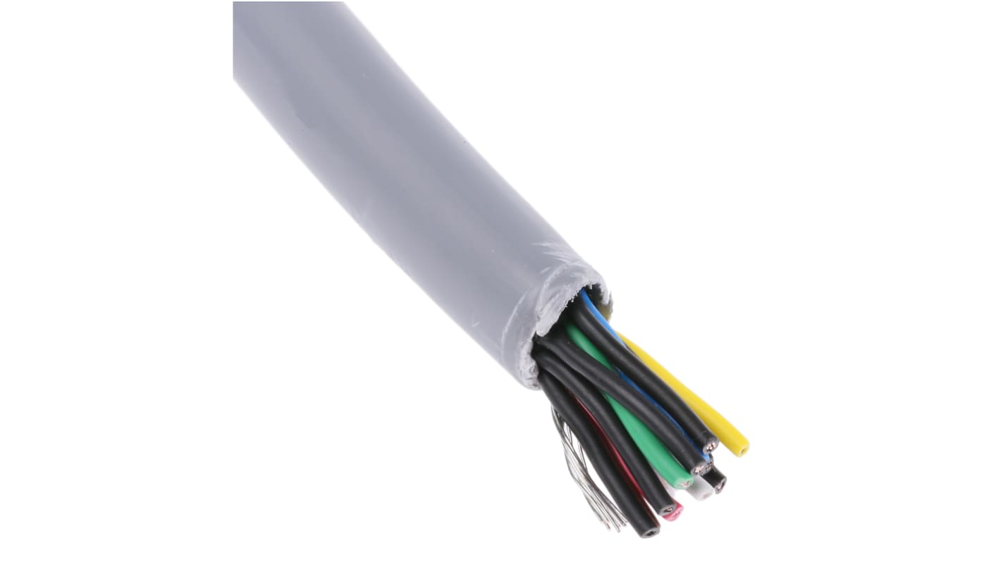 Alpha Wire Alpha Essentials LSZH Communication & Control Series Data Cable, 6 Pairs, 12 Cores, 0.22 mm², Screened, 24