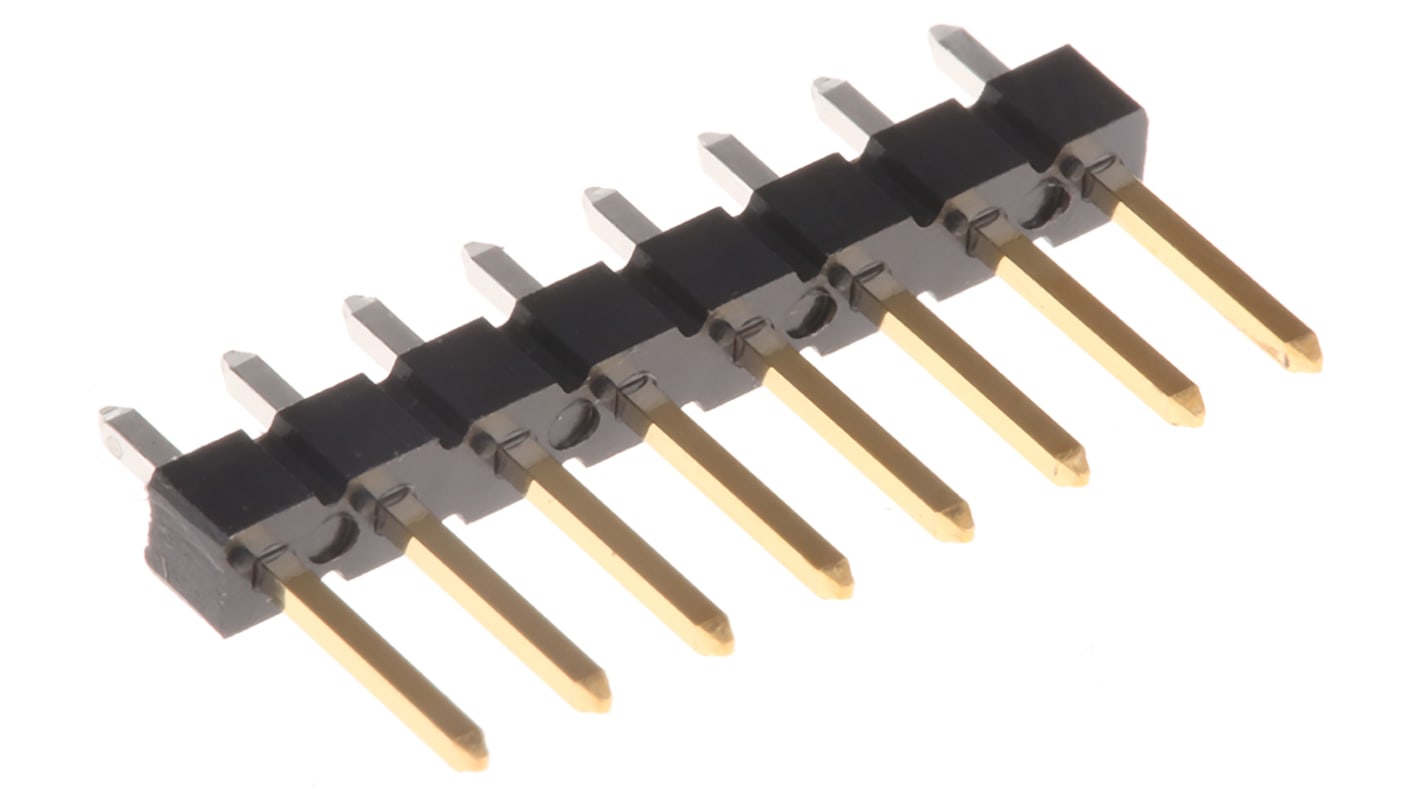 Złącze szpilkowe 8-pinowe raster: 2.54mm -rzędowe Amphenol Communications Solutions Przewlekany 3.0A 1,5 kV