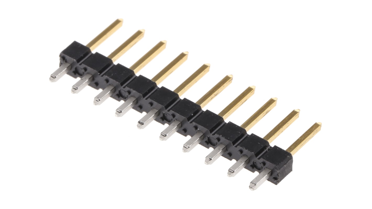 Złącze szpilkowe 10-pinowe raster: 2.54mm -rzędowe Amphenol Communications Solutions Przewlekany 3.0A 1,5 kV