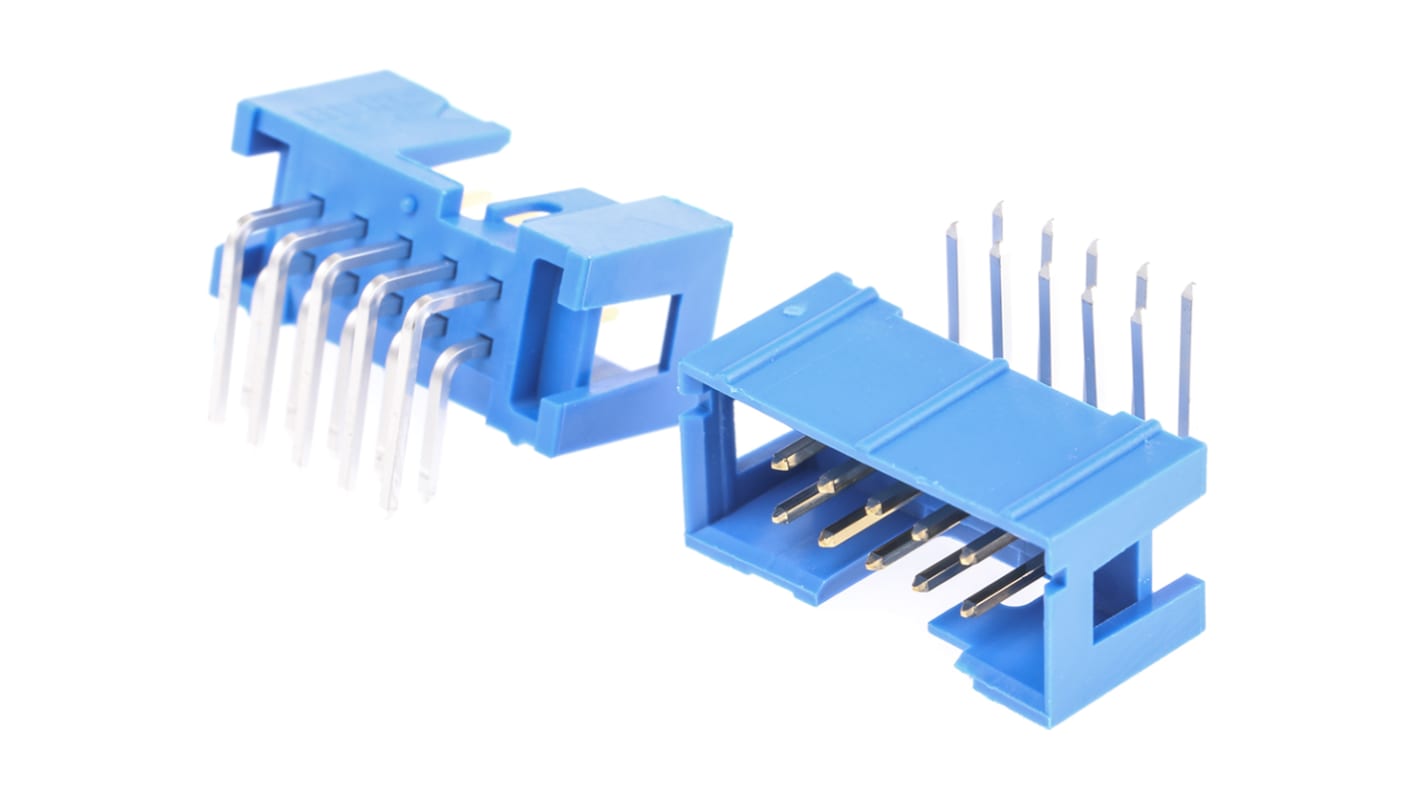 Embase pour CI Amphenol ICC, Quickie, 10 pôles , 2.54mm, 2 rangées , 3.0A, Angle droit