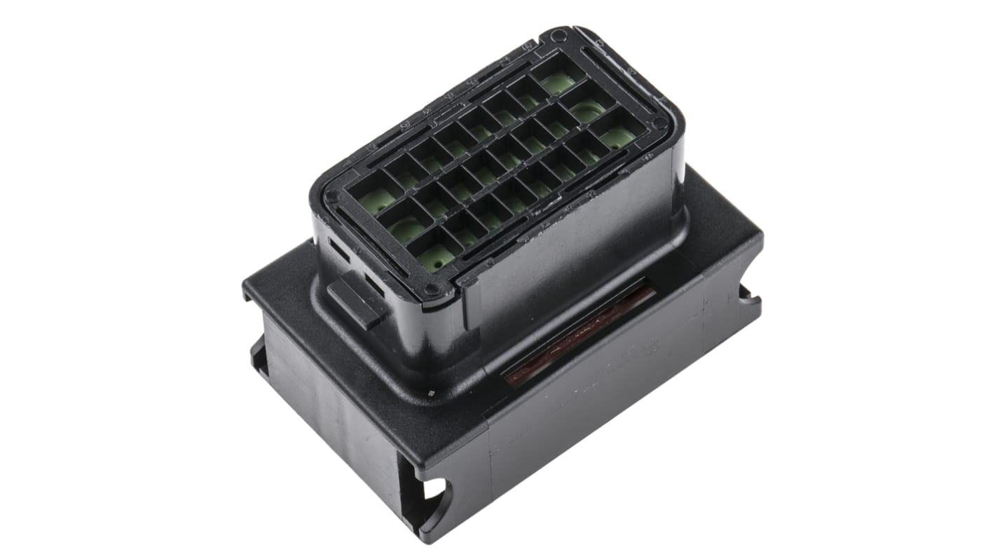 Corpo connettore automotive Delphi Femmina, 24 vie, 3 file, passo 5mm