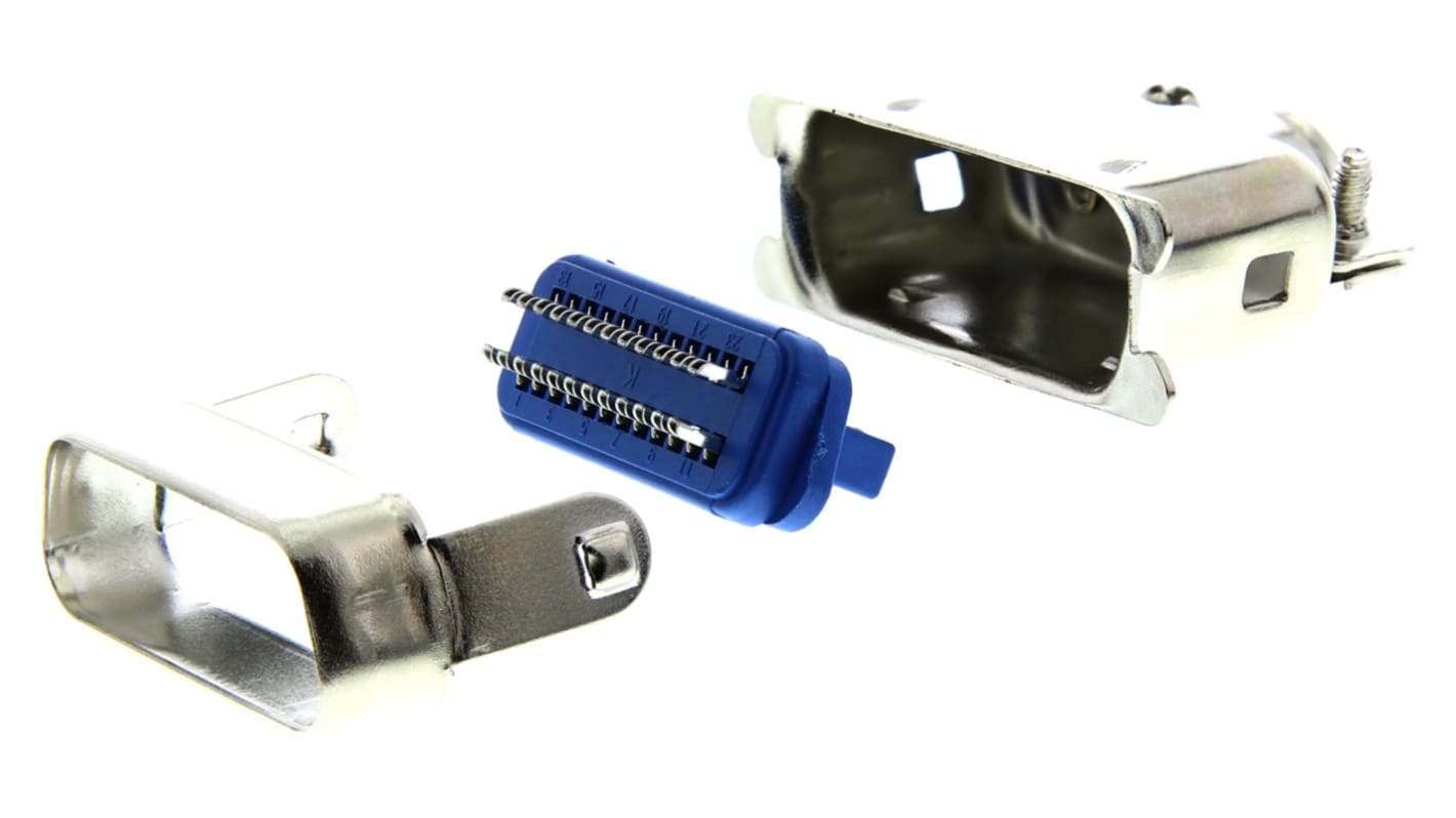 ASSMANN WSW Male 24 Pin Straight SCSI Connector 2.16mm Pitch