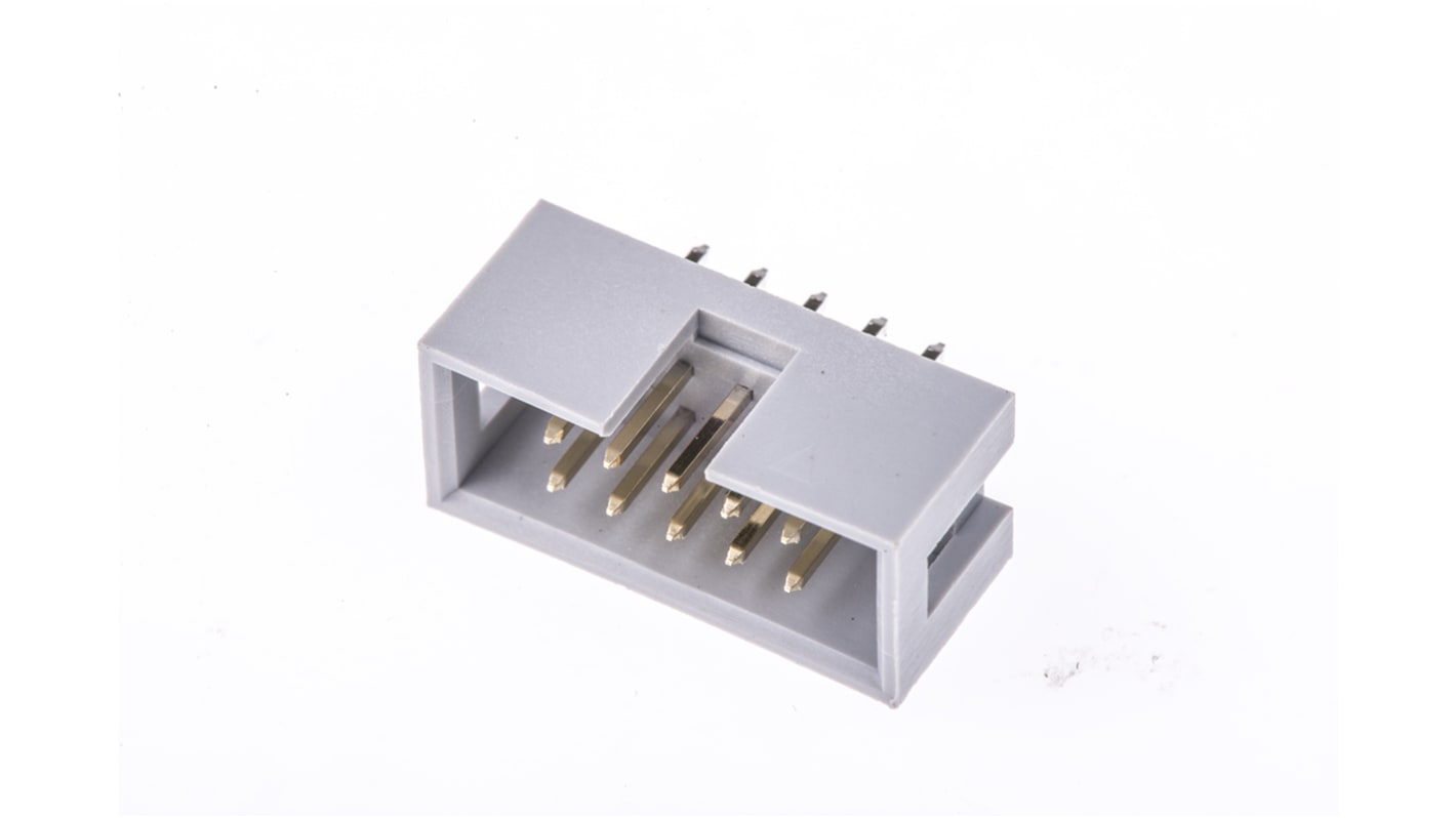 ASSMANN WSW AWHW Series Straight Through Hole PCB Header, 10 Contact(s), 2.54mm Pitch, 2 Row(s), Shrouded