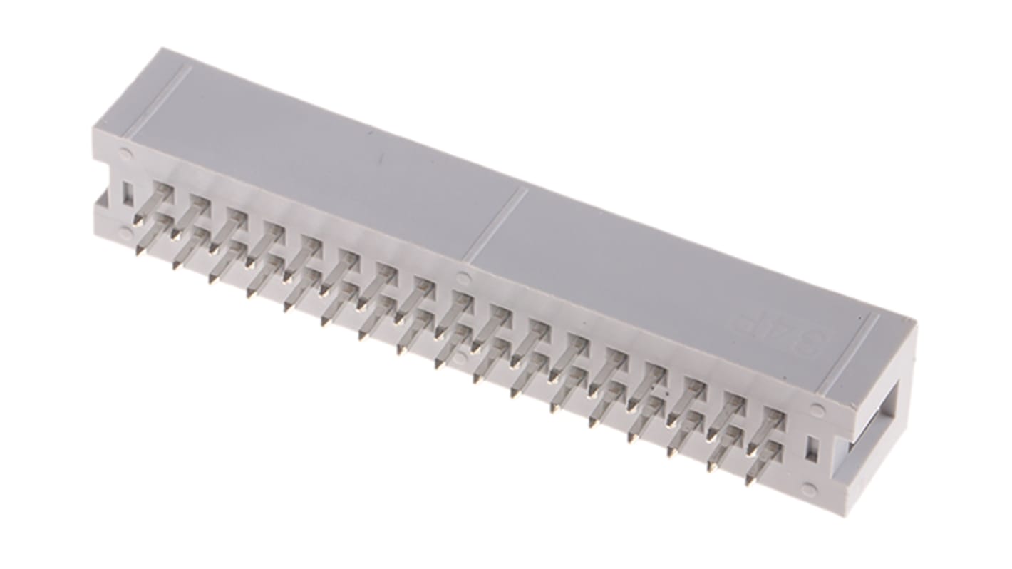 ASSMANN WSW AWHW Series Straight Through Hole PCB Header, 34 Contact(s), 2.54mm Pitch, 2 Row(s), Shrouded