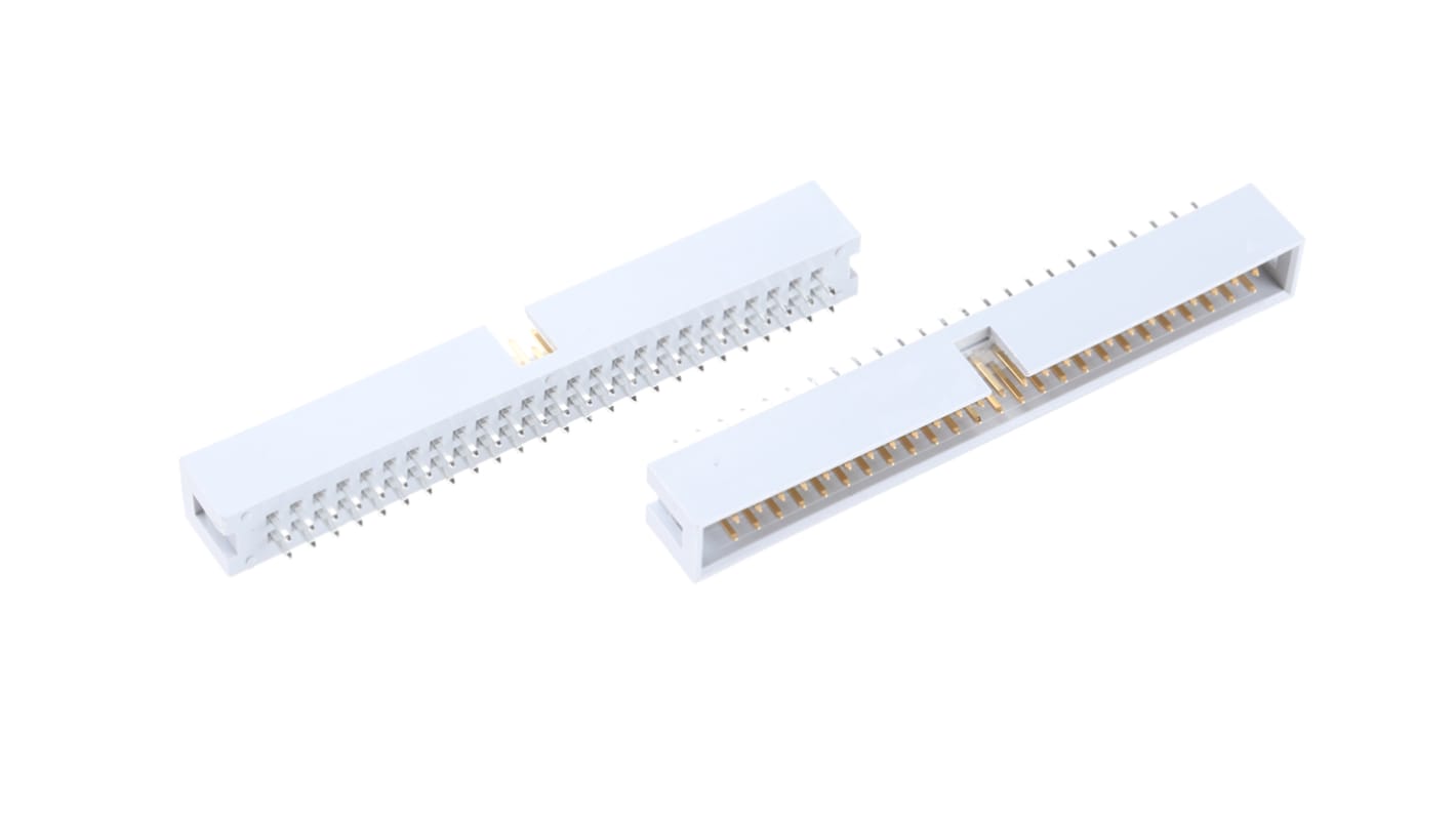ASSMANN WSW 50p双排排针 直向, 2.54mm间距, 3A, 250.0 V ac, THT安装, AWHW系列