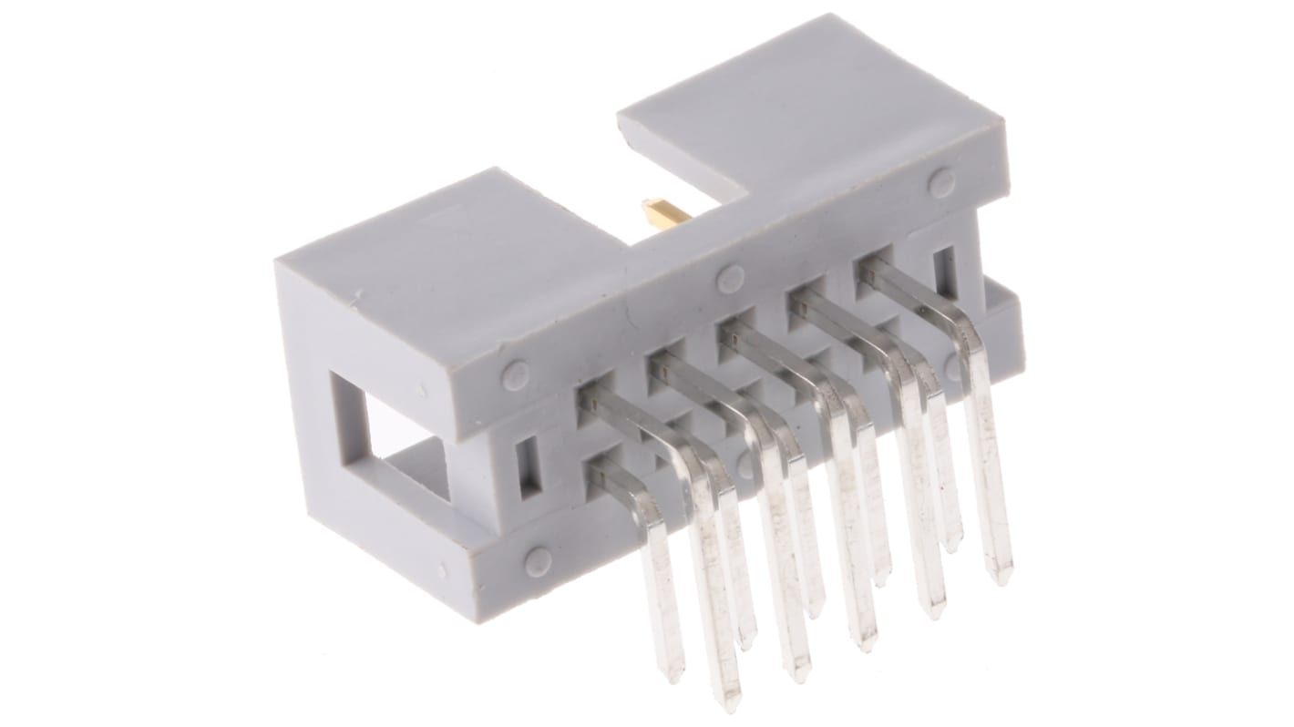 ASSMANN WSW 10p双排排针 直角, 2.54mm间距, 3A, 250.0 V ac, THT安装, AWHW系列