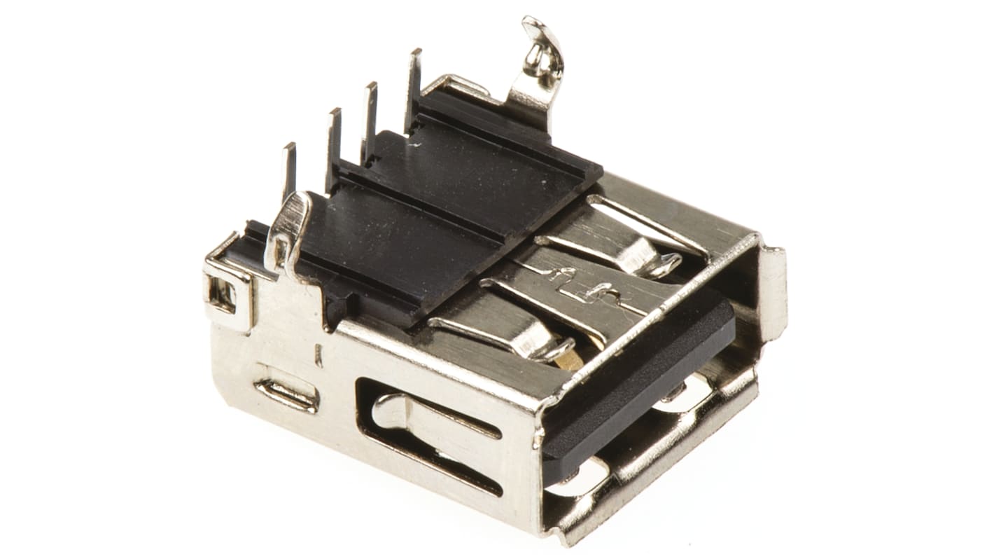 Connettore USB tipo A ASSMANN WSW Femmina, Montaggio con foro passante