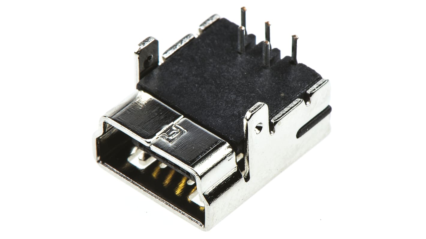 Connettore USB tipo B ASSMANN WSW Femmina, Montaggio con foro passante