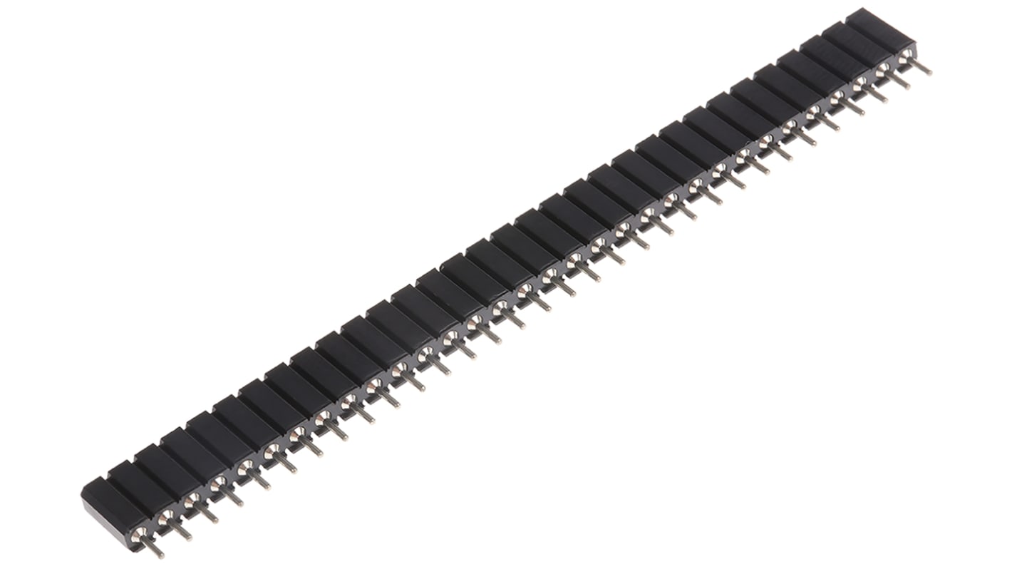 Gniazdo PCB 32 -pinowe raster: 2.54mm typu płytka – płytka Proste Przewlekany