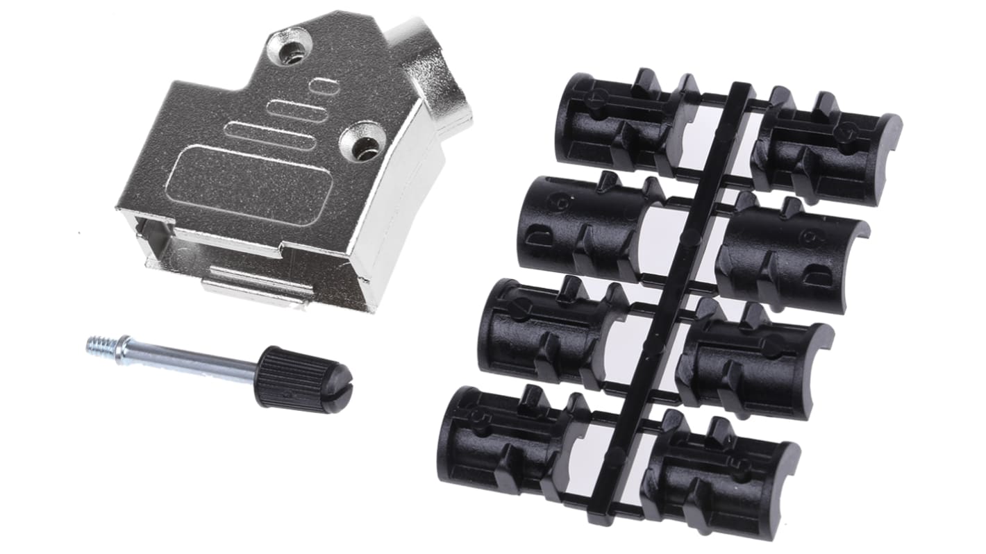 ASSMANN WSW AMET Series Zinc Angled D Sub Backshell, 9 Way