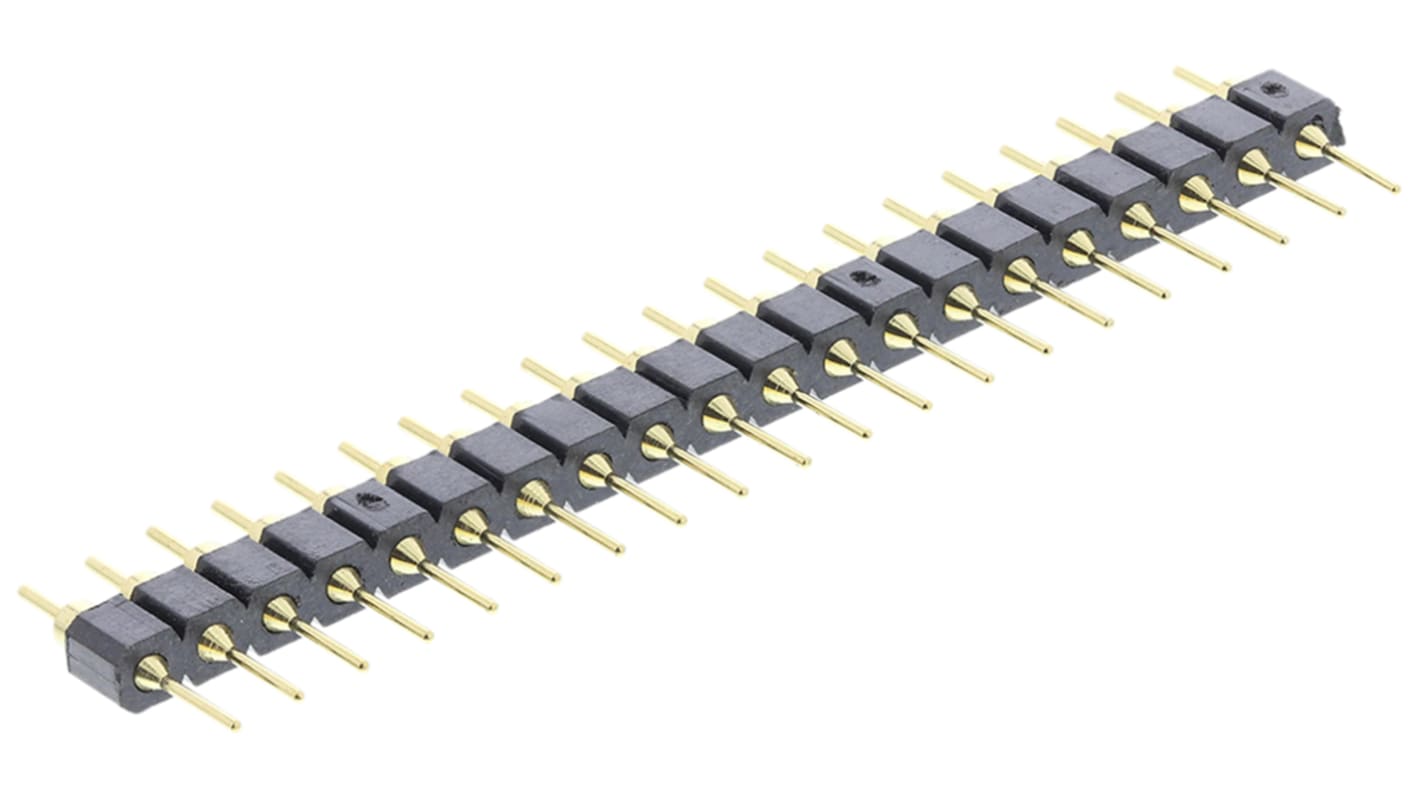 ASSMANN WSW AW Series Straight Through Hole Pin Header, 20 Contact(s), 2.54mm Pitch, 1 Row(s), Unshrouded